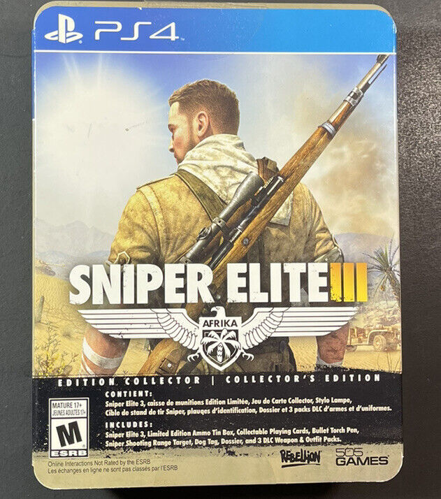 Comprar Sniper Elite 3 Collector's Edition para PS4 - mídia física