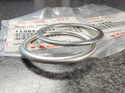 NOS Kawasaki Exhaust Pipe Holder Gaskets 90-00 ZX600 98 99 ZX900