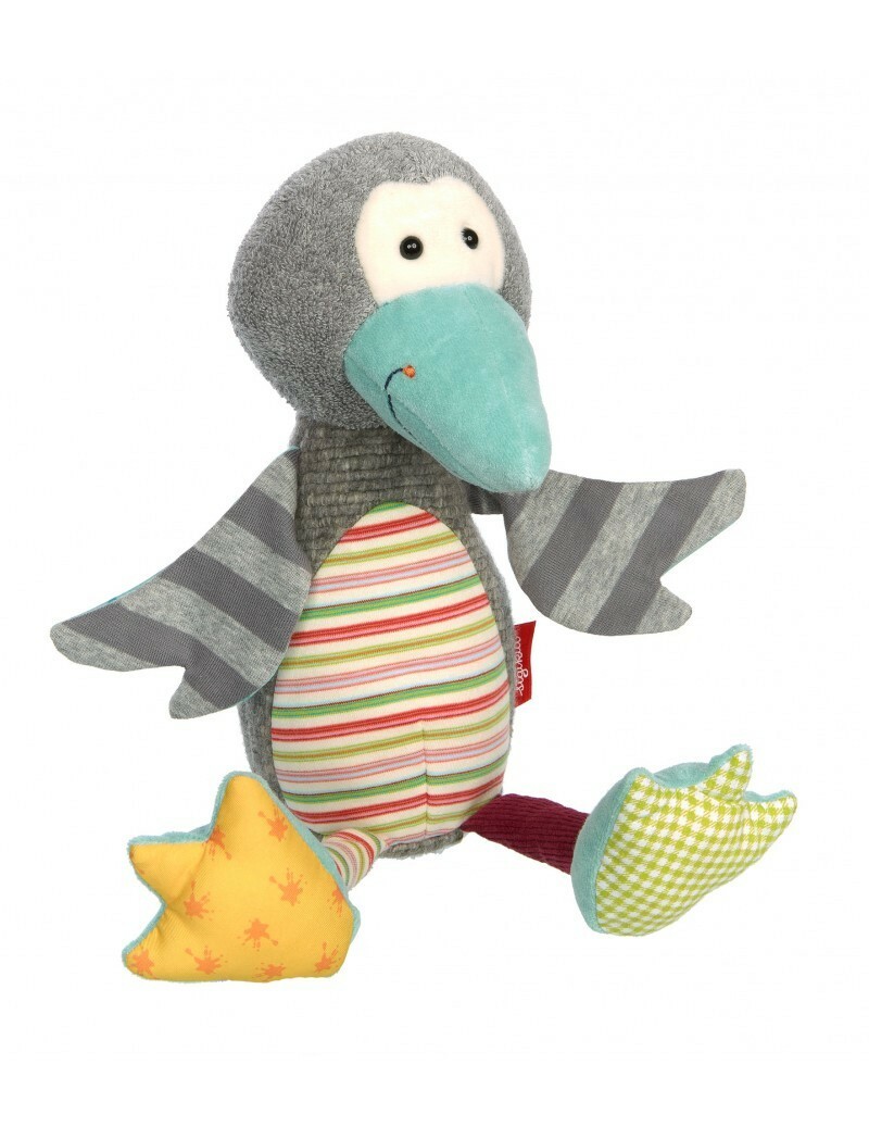 Peluche Pingouin Sweety Sigikid doudou premier âge manchot rembourré