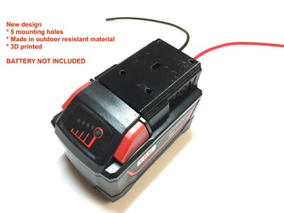 10gauge Battery adapter for Milwaukee 18V M18 XC18 dock power connector robotics