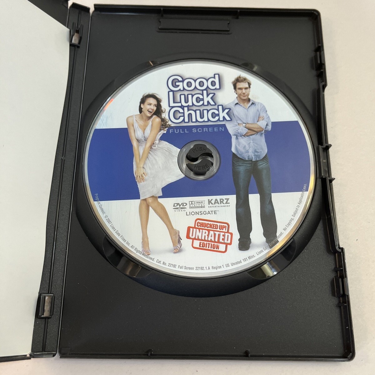 Good Luck Chuck (Unrated Full Screen Edition) - DVD - Jessica Alba
