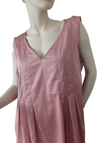 MARINA RINALDI 🌟 Dress in COTTON PLUS size MR 27_ Usa W18_ It56_ De48_ Fr - Picture 17 of 24
