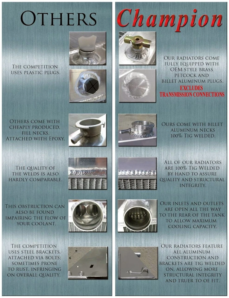 Dodge Power Wagon CA 1953 1954 3 filas radiador Foto 4 de 4