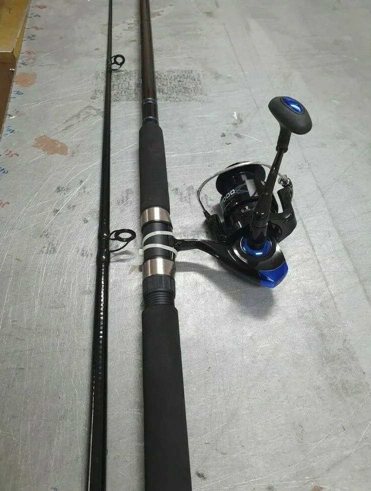 Abu Garcia DYNAMIC Tip 12'0 8-12kg 2 Piece Spin Fishing Rod + Reel Combo