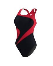 TYR Women's Alliance T Splice Maxback Red One Piece Swimsuit L27950 Size 40
