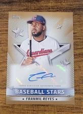2022 Topps Series 1 Franmil Reyes BSA-FR Silver Pack SSP Auto /50 Guardians