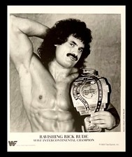 WWE RAVISHING RICK RUDE OFFICIAL LICENSED ORIGINAL 8X10 PROMO PHOTO FROM 1989