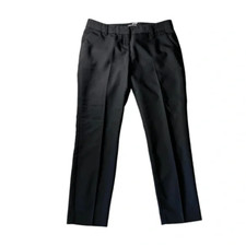 Express Clothing Women's Columnist Pants 6R Black Mid-Rise Career Office Neutral