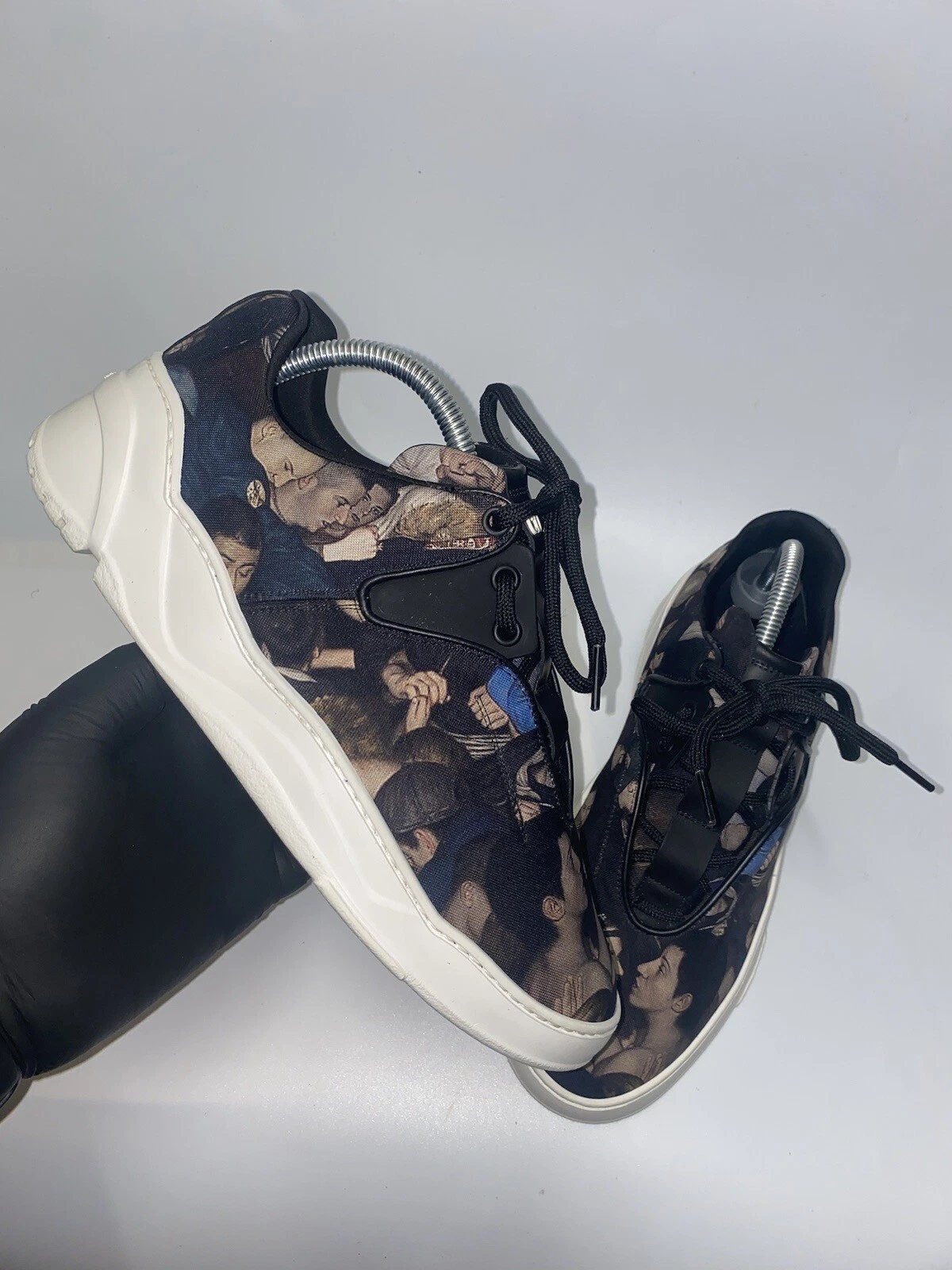 Baskets homme Dior Homme X Dan Witz FW/18 19 Mosh Pit Rave IT40 taille UK 6