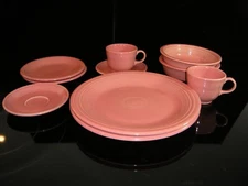 Homer Laughlin Fiesta Ware Rose Post-1986 Dinnerware. From $1.95 Per Piece