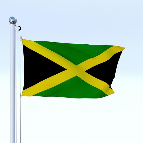 Jamaica Large Flag 5x3Ft Caribbean Nation Carnival Cricket Football Support - Picture 2 of 8