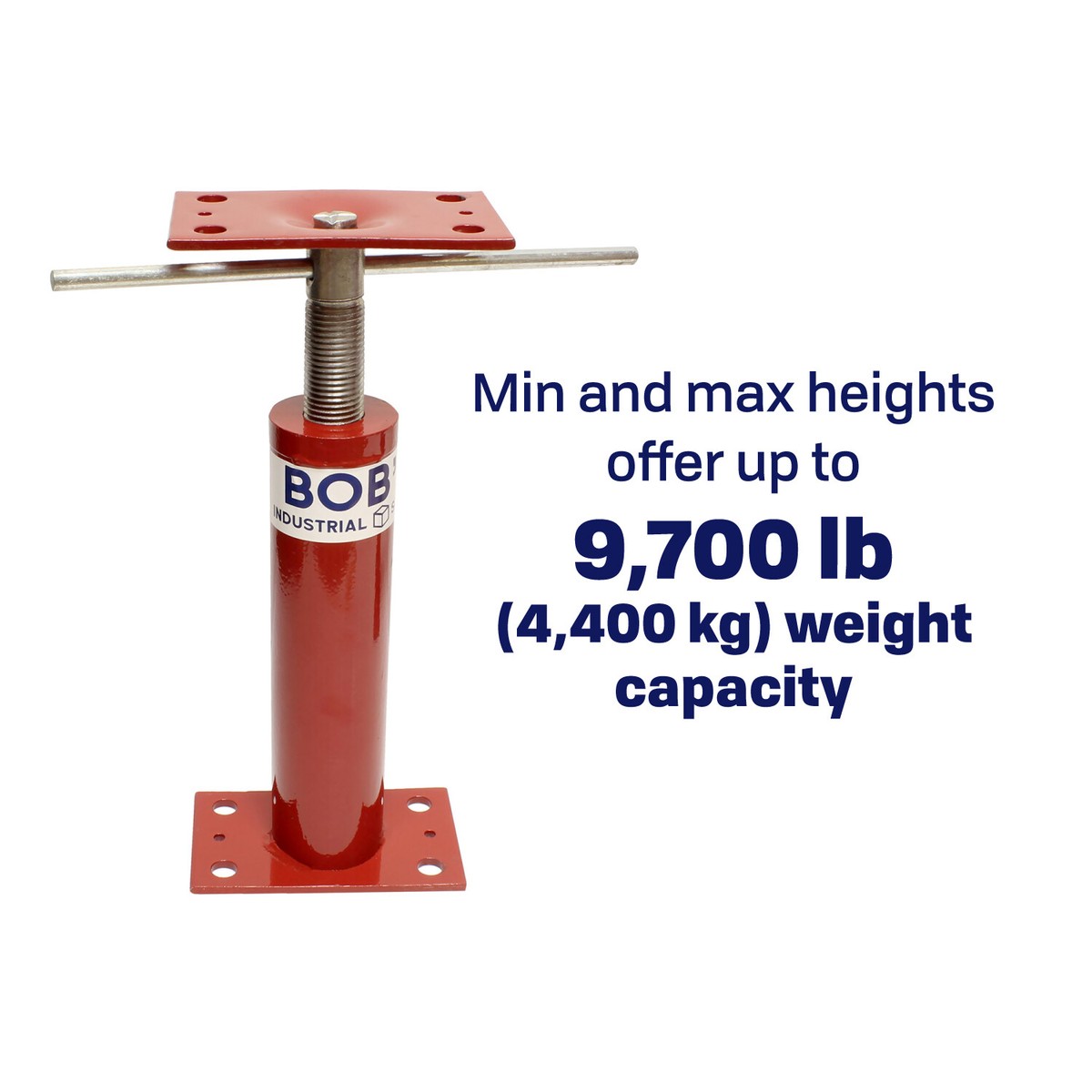 4x4 Screw Jacks – Heavy Duty Adjustable Floor Jacks For Leveling, 24000 Lbs Capacity, 2 Pack - View #5