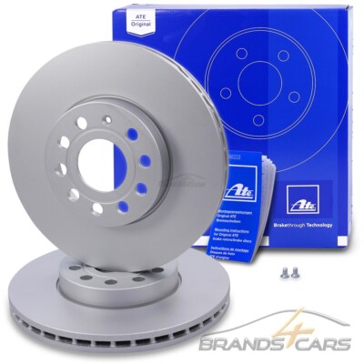 ATE 2x BREMSSCHEIBE Ø288 VORNE FÜR VW JETTA 3 4 GOLF 5 6 7 8 TOURAN 1T T-ROC