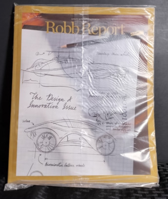 Robb Report Magazine April 2025 Design Innovation Issue Sealed Luxury Lifestyle
