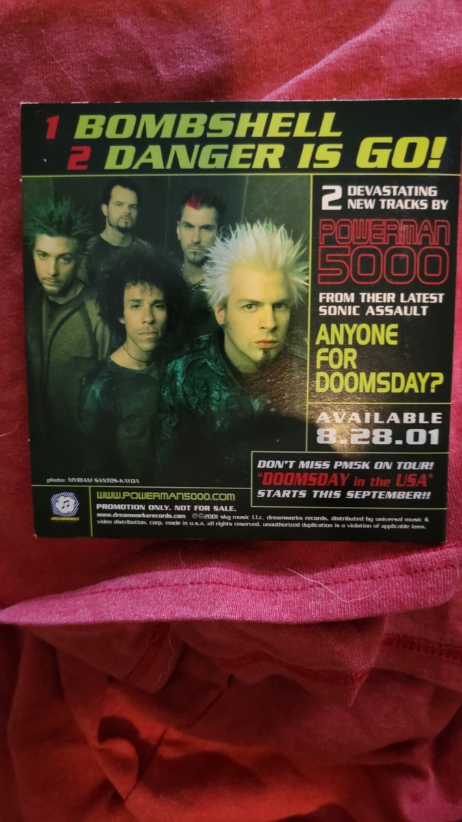 Powerman 5000 Bombshell Danger Is Go Anyone For Doomsday Rare | eBay
