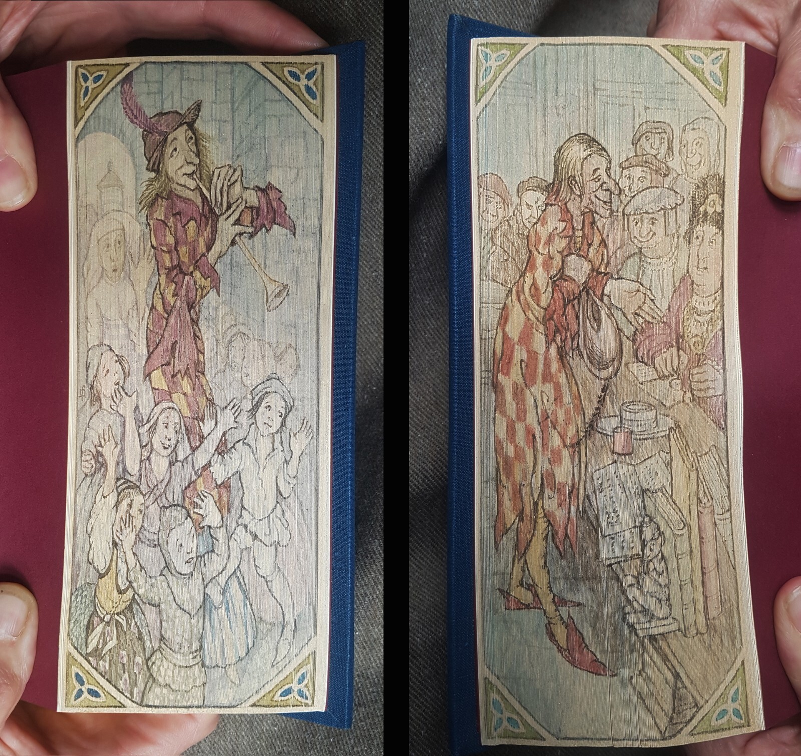 VANISHING Fore edge Painting Two way double Arthur Rackham eBay