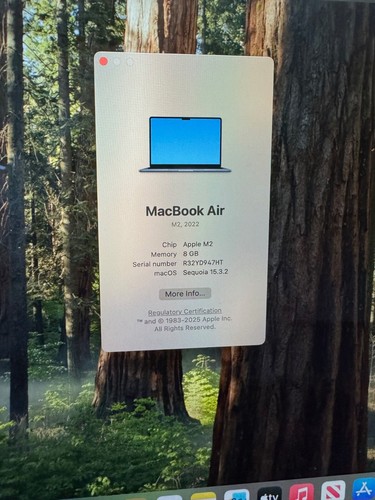 2022 Apple MacBook Air 13" - Apple M2 Chip - 8gb 256gb - Good Condition - Afbeelding 5 van 5