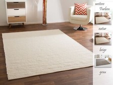 Handweb Teppich Gabun aus 100% Schurwolle - beidseitig verwendbar