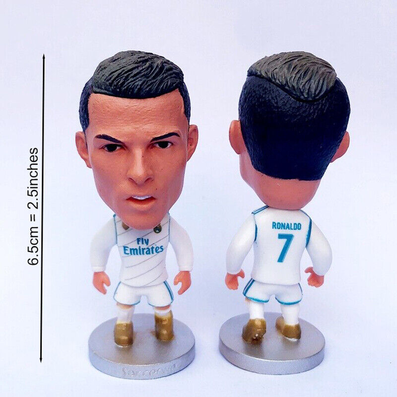 Cristiano Ronaldo Portugal & Real Madrid SoccerStarz Figures Combo Pack (2  Pieces) (2 inches tall) 