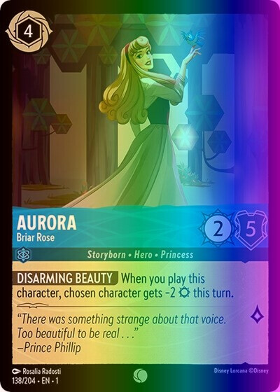 Lorcana Aurora - Briar Rose (138/216) The First Chapter NM FOIL