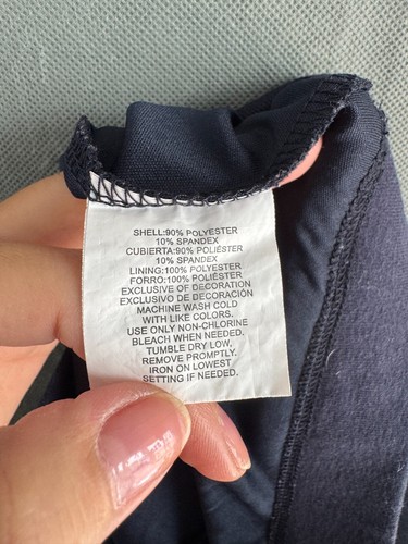 IZOD Girls 12 Blue Skort Approved Schoolwear Casual Athleisure Preppy - Picture 6 of 6