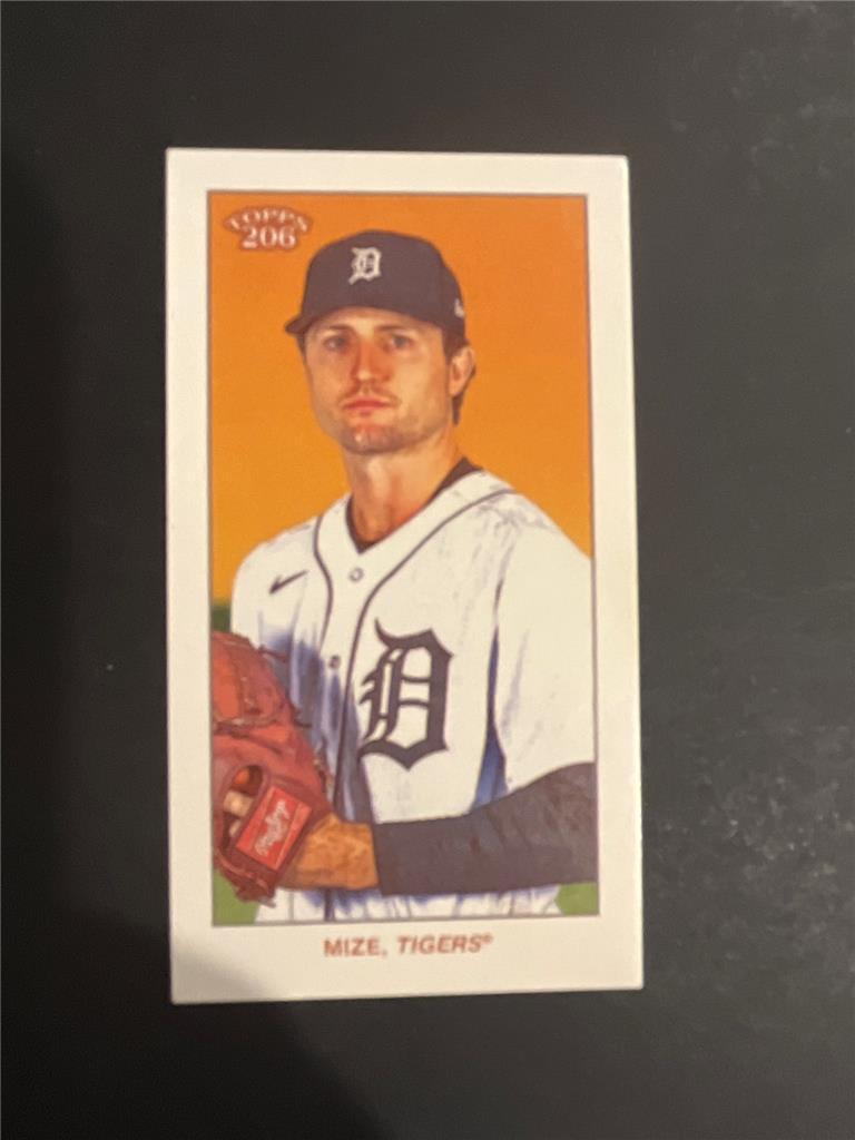 2022 Topps 206 Wave 5 Piedmont Back #45 Casey Mize Tigers 95 Made