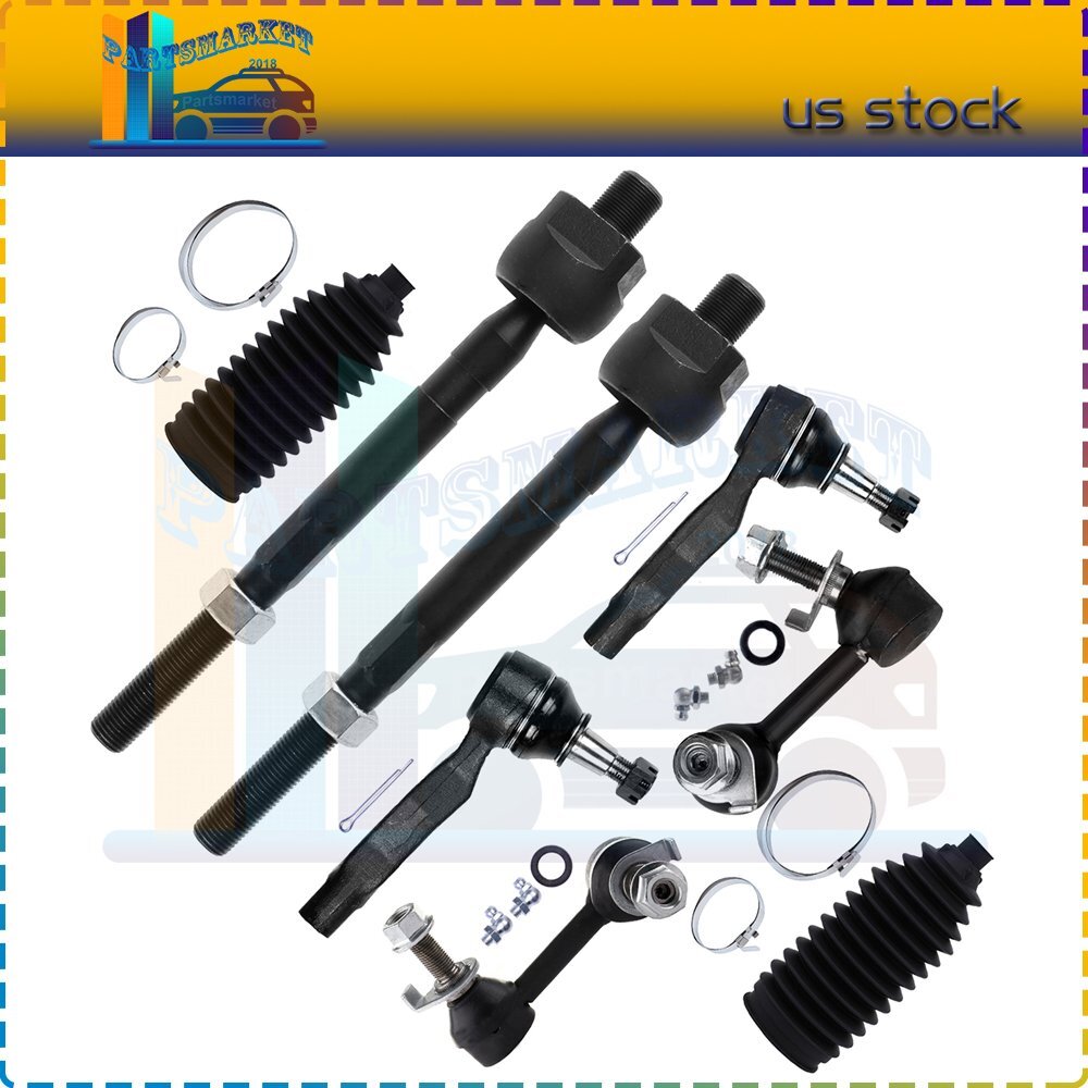 Set Of 8 Fits 20032007 Infiniti G35 Front Tie Rod End Stabilizer Bar