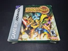 Golden Sun 1 Nintendo Game Boy Advance EXMT+ COMPLETE n box+poster!