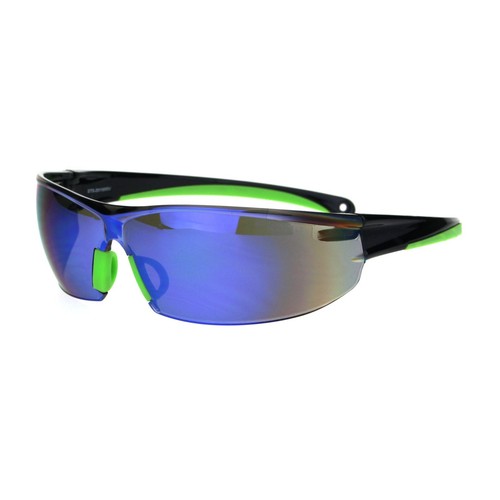 ANSI Z87.1 Warp Around Mens Shatterproof Safety Glasses U6 - Picture 21 of 36