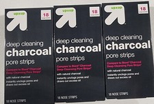 3 Pack Up  Up Deep Unclog Pores Cleaning Charcoal Pore Cleansing 54 Strips