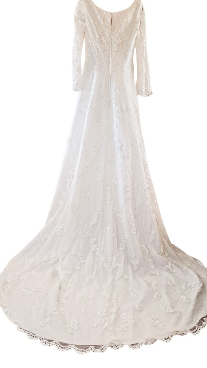 Alfred Angelo Long Sleeve Wedding Dresses for sale | eBay