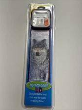 Mark My Time 3D Digital Bookmark, Reading Timer & Tracker (Wolf Theme)