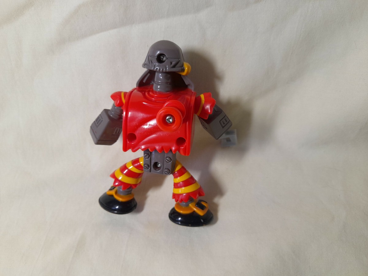 Figurine Rayman – Robot Pirate Cage – McDonald's Happy Meal 2000 (TRÈS RARE)
