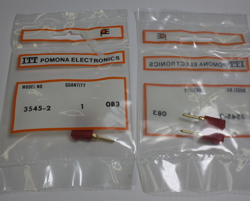 Pomona Pin Tip Plug 3545-2 3 Red Packs (Lot) Ship. (R322cell) for sale ...