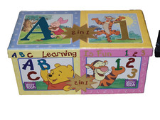 Disney Winnie The Pooh ABC Learning is Fun 52 Flip Flash Cards Numbers  Letters