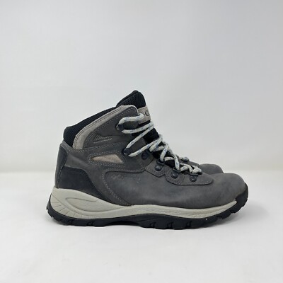 Columbia Newton Ridge Plus Hiking Boot Quarry Black Women's Size US 9.5
