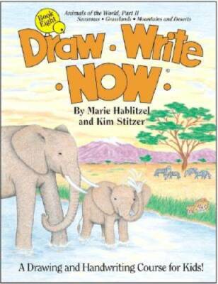 Draw Write Now, Book 8: Animals of the World, Dry Land Animals (Draw-Wri - GOOD