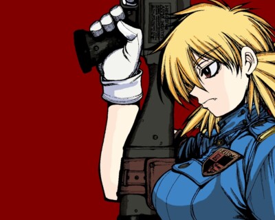 Anime hellsing seras victoria girls with guns blonde red CCG Gaming Mat Desk
