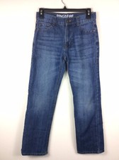 Ring of Fire Straight Leg Fit Boy's Jeans Sz 14 Blue Jeans 26W x 26L  EUC