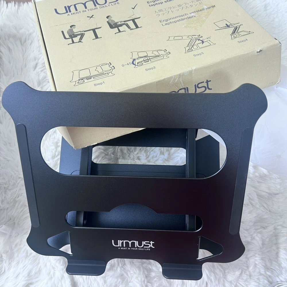 Adjustable Ergonomic Laptop Stand Portable Riser Holder for Desks