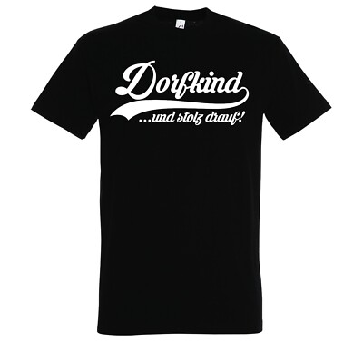 Youth Designz Dorfkind Herren T-Shirt Logo Print Lustig Bauer Traktor Landwirt 