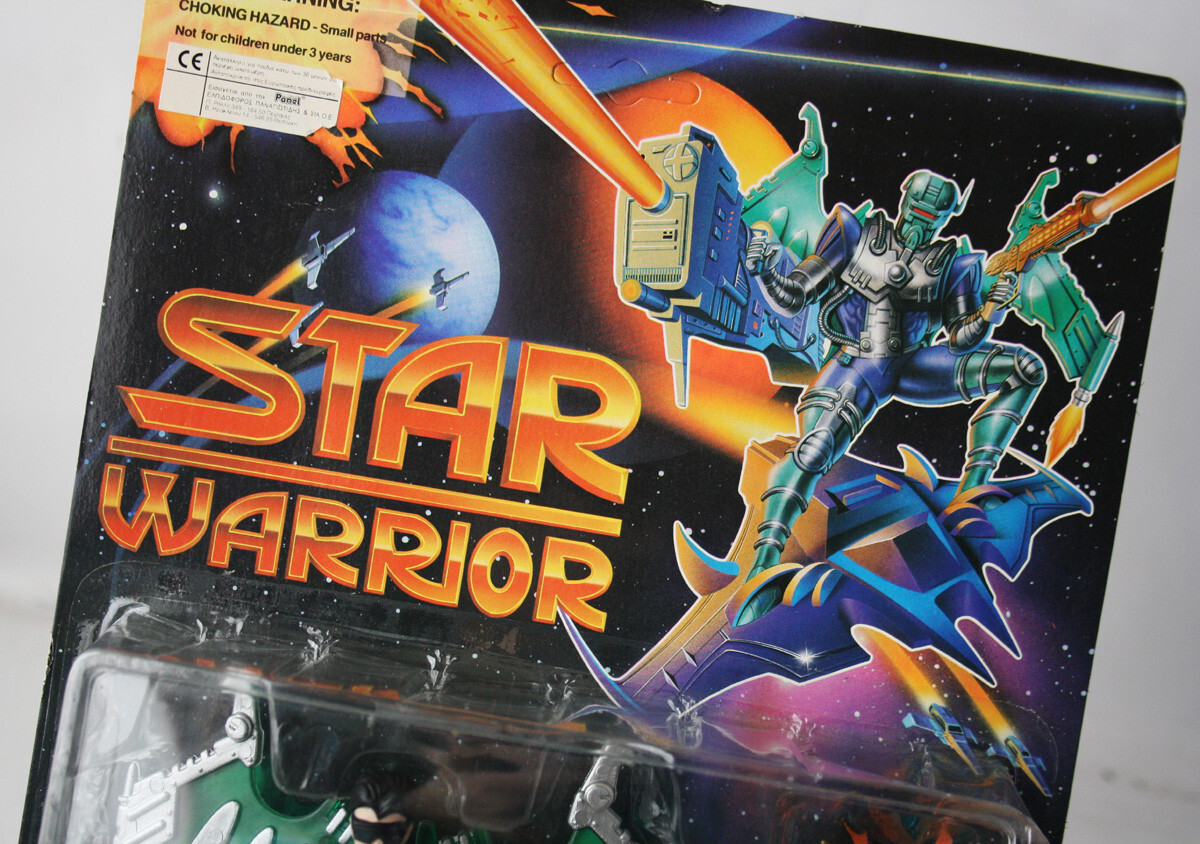 RARE VINTAGE 1996 STAR WARRIOR FIGURE SPACE WAR PLAYSET CHAP MEI