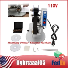 Manual Hot Foil Stamping Machine Ribbon Coding Date Batch Character Code Printer