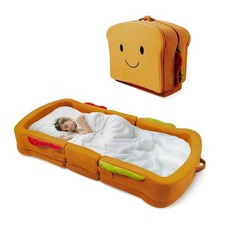 Toddler Travel Bed Sandwich Style Portable Toddlers Floor Beds Foldable Soft