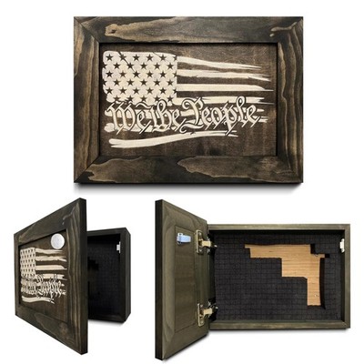Bellewood Designs We The People Patriotic Gun Concealment Furniture - Handcra...