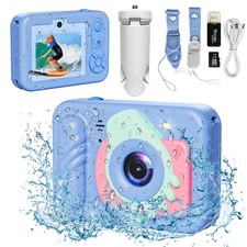, 48MP 5FT Waterproof Digital with 32GB Card, Autofocus Floatable Waterproof ...