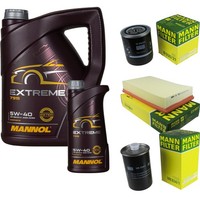 Mann Inspektionspaket 6L Mannol Extreme 5W-40 FüR Audi Cabriolet 2.6 2.8 A6