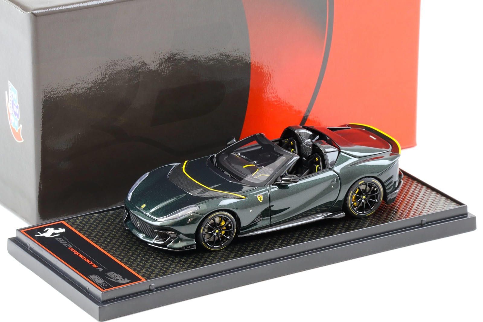 1:43 BBR Ferrari 812 Competizione A Aperta Verde Zeltweg - Limited 60 Pcs