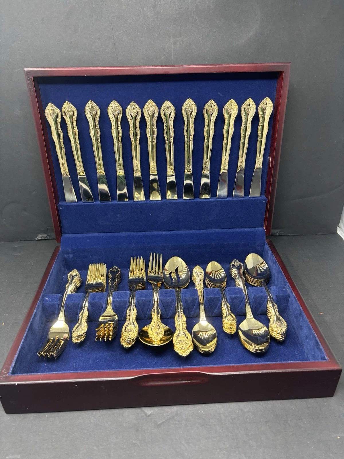 International Stainless Made In China 63 Pieces Gold Tint