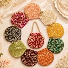 Traditional Indian Potli Bag Return Gift Wedding Party Favor Hand Purse 25 piece